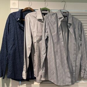 Lot of 3 Banana Republic Non-Iron Shirts, Size L